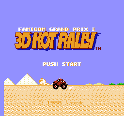 Famicom Grand Prix: F-1 Race screenshot 4 for Famicom Disk System
